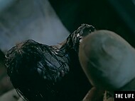 Emily J indulges in extraordinary pleasures with a spooky man and a corncob 4