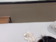 Asian gal Tatamira sucks a cock and hikes up her mini-skirt to get anally drilled in POV 11