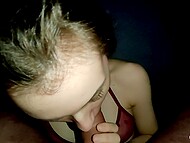 Slutty amateur teen Hiyouth satisfied her cravings for lust and tasted her man's cum 4