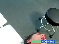 Czech hottie Billie Star moaning with pleasure during special sexual treatment in the fake hospital 10