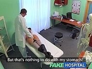 Czech hottie Billie Star moaning with pleasure during special sexual treatment in the fake hospital 6