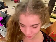 Sabrina Spice's first-time double penetration caught on amateur camera 4