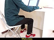 Filthy secretary Eliva Love craves the dominant touch of her boss in the office 6