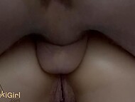 Slutty Chinese schoolgirl with glasses Sukisukigirl takes anal delight from her boyfriend 8