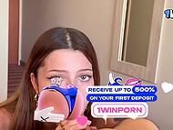 Blake Core helps his friend's girlfriend save their relationships by fucking her throat deep 6