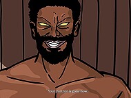 Animated buxom Crystal Rush enjoys Isiah Maxwell's BBC vampire dominance 7