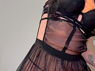 Alexa Peach offers a steamy surprise to her stepbrother in the shared hotel room 6