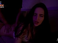 BellaMurr's watching a movie with her stepbrother resulted in an enthralling blowjob and ardent sexual encounter 8