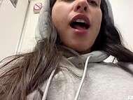 Amateur wench Fablazed delivers sexual adventure when stripping and masturbating around Buenos Aires 7