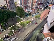 Drii Cordeiro's scandalous deed: sexual intercourse with her neighbor on the balcony 11