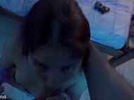 Little Tina has nothing to do but spread ass cheeks for dick of her friend's brother at the sleepover 11