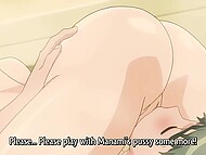 Nubile hentai nympho with hairy snatch revels in slurping erect sausage 8