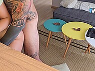 Inked guy stumbled on Villa Anderson and, to his pleasure, mistook her for her stepsister 5