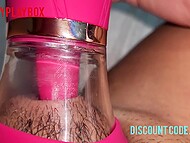 BunnyOrtega enjoyed two heart-pumping orgasms in a row with her clit sucker 6