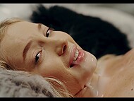 Blonde nympho Bella Spark copulates with her domestic otherworldly creature 9