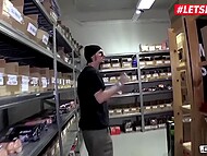 Buxom German blondie gets unexpected hardcore sex in the back of the van 6