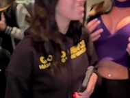 Tiffany Watson and Alex Coal go wild when they see a cock in the pool in Vegas 6