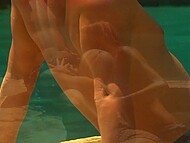 Latina wife Carmen Luvana brings a hot babe to her place for her and her husband to have a FFM threesome with 4