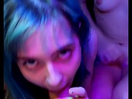 BoneTheGhost indulges in several lesbian threeways in her home porn compilation 7