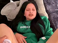 Backyard games with neighbor Coco Camii 2 ends in a wild cock-riding session for her 6