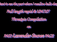 Lavender Snowe relishes each throbbing burst that floods her sweet lips in deepthroat compilation 11
