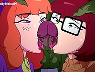 Cartoon hotties rush to have a mysterious bang with different monsters  5