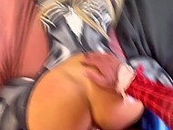 Chloe Chevalier allows her college friend to penetrate her anus for the first time 8