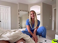 A guy secretly spent time with his lover Hannah Louu 2, a private nurse, despite being married 5