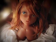 FFFIXXX features a cute buxom sex doll taking immense dick into her rubber pussy 5