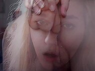 Anal whore Jaybbgirl masturbates and begs her man to cum into her ass 8