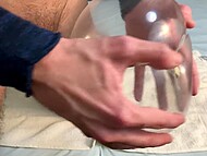 Watch Fap2it's condom balloon sex toy tutorial to hear the guy moan loudly as he approaches ejaculation 10