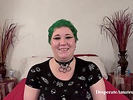 Incredible amateur performers and buxom mom need money, so they show their best at porn casing  11