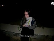 Uninhibited Russian redhead Murstar copulates with a guard in the open air 4