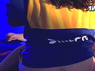 Demian Serna enjoys entering Lunamielcita in a doggy position and leaving a creamy finale 8