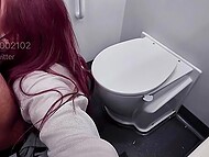 Asian redhead Kitty2002102 got her mouth fucked by a passionate fan on the train 9
