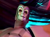 Allie Sin, Hillary Scott, and Trevor Thompson indulging in a salacious anal orgy 6