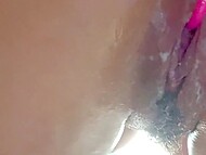 Inked MILF with huge boobs TattoogirlAlia hides in the mall bathroom to masturbate and squirts on cam 9