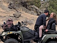 Alekzium indulges in a steamy outdoor tryst while adventuring with her man 10