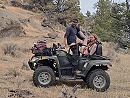 Alekzium indulges in a steamy outdoor tryst while adventuring with her man 4