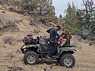 Alekzium indulges in a steamy outdoor tryst while adventuring with her man 5