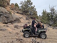 Alekzium indulges in a steamy outdoor tryst while adventuring with her man 8