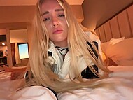 BarbieAngeL's stepbrother squeezed and filled her tight pussy as she shot snaps for OnlyFans 11