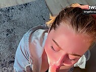 Sex-starved babe Zxlecya rushes to blow and ride cock of her friend's stepbrother 6