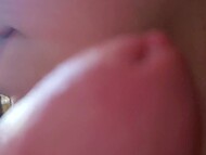 Lexi accepts Dan's request and slides her lips over his thick phallus while on phone with her husband 4