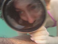 In the depths of the ocean Kylie Island unveiling steamy forbidden pleasures ending up in a cumshot 8