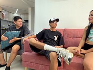 Naughty night with Jazmin Palvin and Dereckandzoe led to uncensored ecstasy, their bedroom scene heated up the sky 4