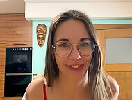 Sexy Polish nurse ChihuahuaSU huffs and puffs, wheezing like a whore when giving JOI and masturbating 11