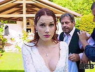 Perverted Czech bride Charlie Red is not against fucking a gangster boss to pay her hubby's debt off 4