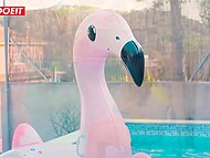 Alberto Blanco savors petite Latina's sweet exotic pussy in a saucy outdoor tryst 8