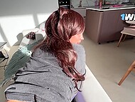 Aroused man banged his Asian stepsister Lil Karina and captured it all on camera 9